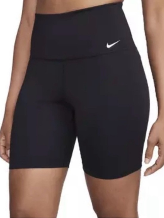 Nike Pants - Nike Women's Black High-Rise Bike Shorts with Swoosh